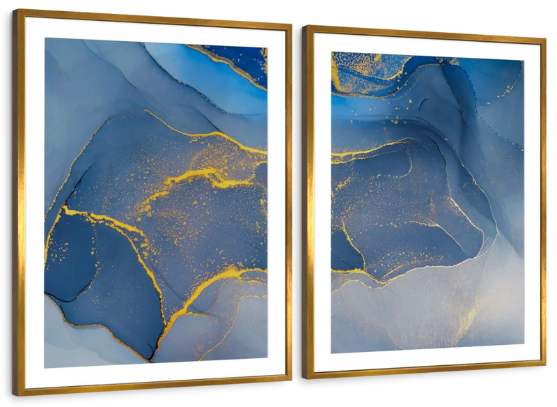 Liquid Marble Abstract Wall Art