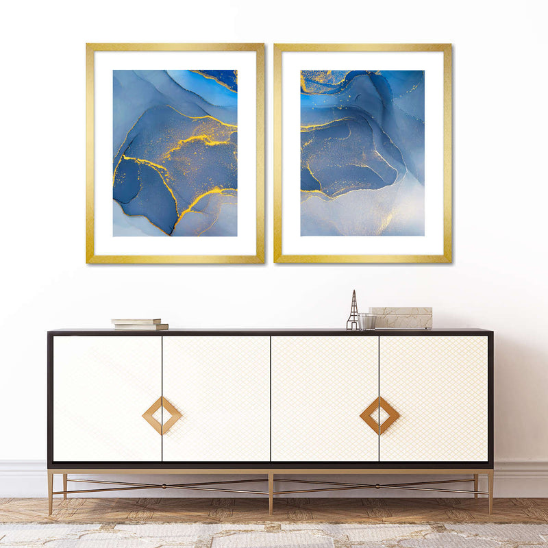 Liquid Marble Abstract Wall Art