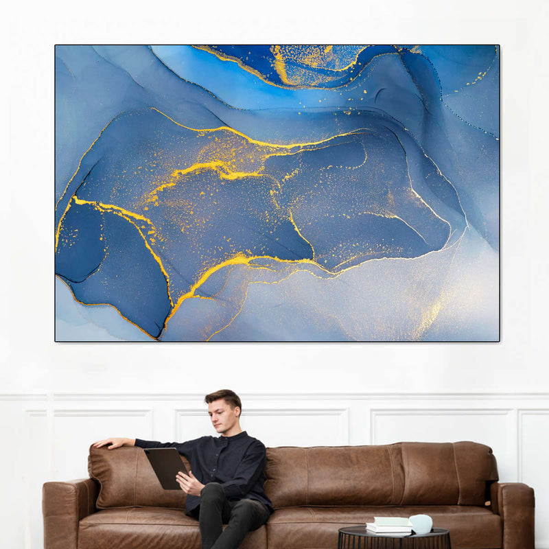 Liquid Marble Abstract Wall Art