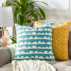 Achthoven Teal Pillow Cover
