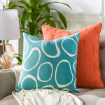 Achterbos Teal Pillow Cover