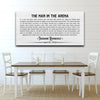 The Man In The Arena Sign