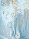 Light Blue Abstract Wall Art