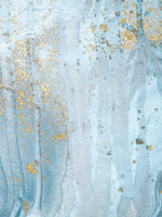 Light Blue Abstract Wall Art