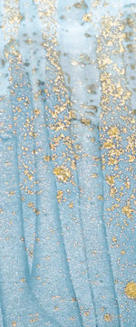 Light Blue Abstract Wall Art