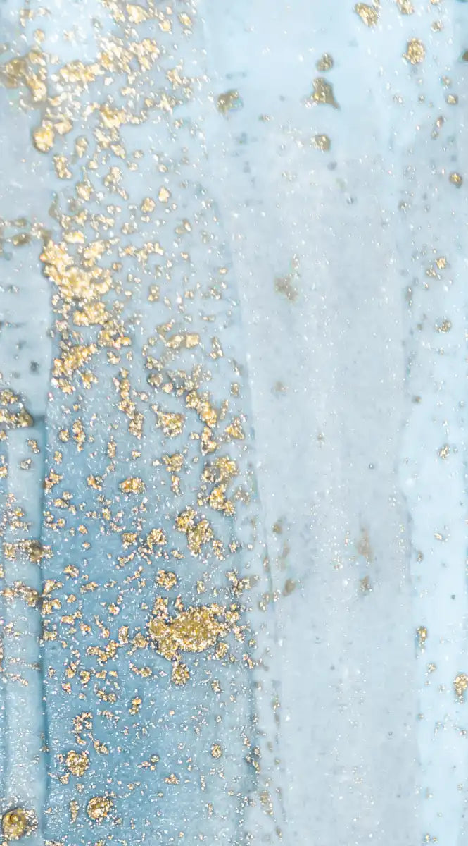 Light Blue Abstract Wall Art