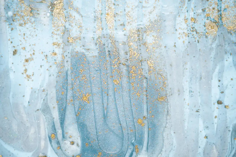 Light Blue Abstract Wall Art