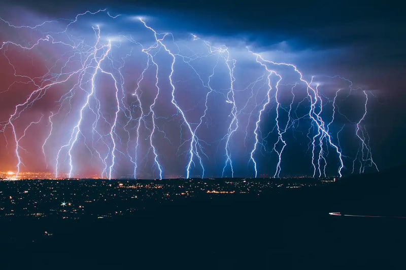 Lightning Strikes Wall Art