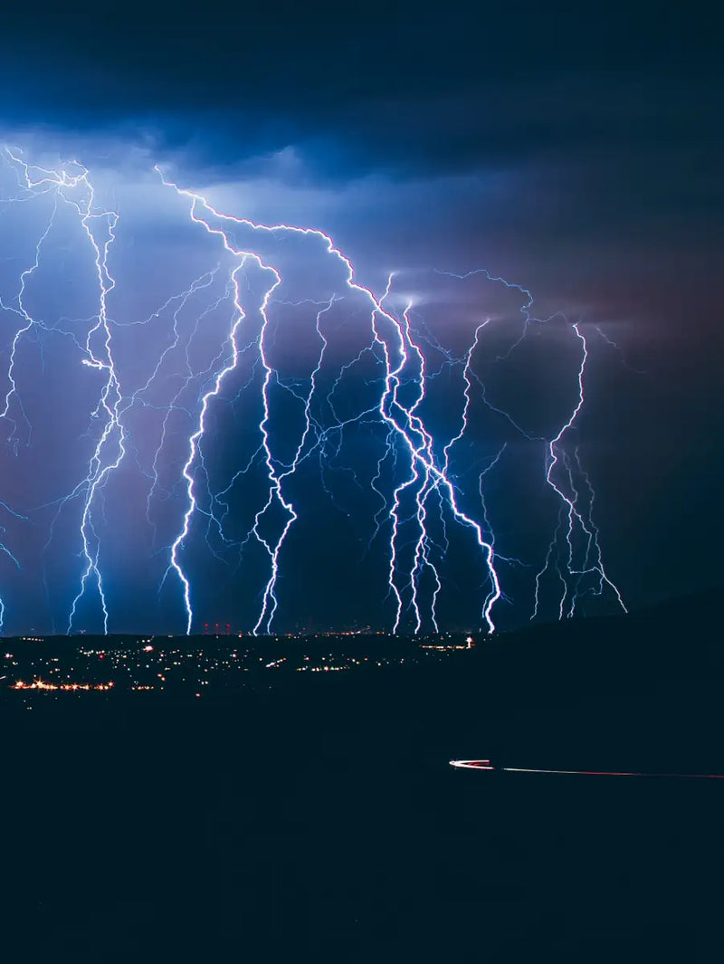 Lightning Strikes Wall Art