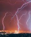 Lightning Strikes Wall Art
