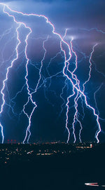 Lightning Strikes Wall Art