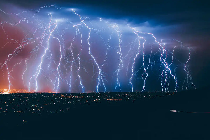 Lightning Strikes Wall Art