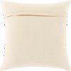 Listie Beige Navy Striped Accent Pillow