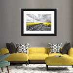 Pop Yellow Flower Field Wall Art