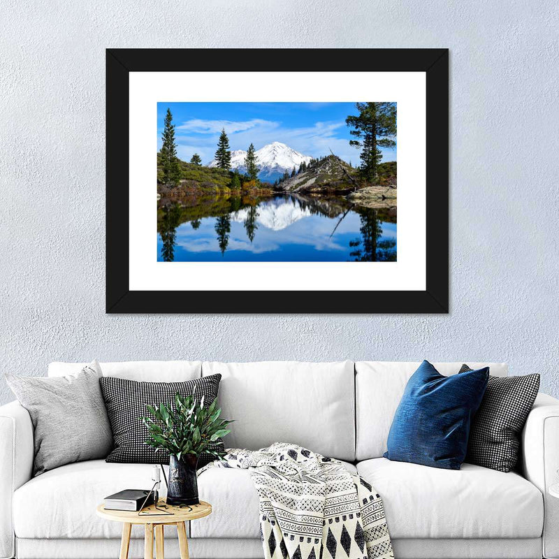 Mount Shasta Heart Lake Wall Art