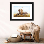 Kenyan Safari Animals Wall Art