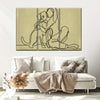 Woman Loving Dog Wall Art