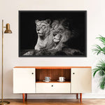 Lion And Lioness Mates Wall Art
