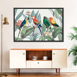 Tropical Safari Parrots Wall Art