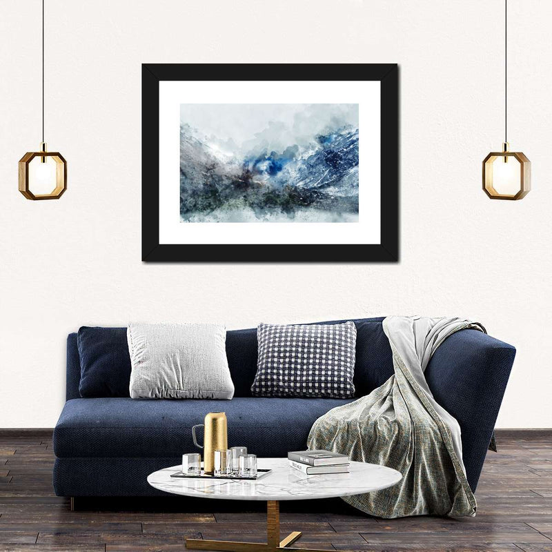 Ice Landscape Abstract Wall Art
