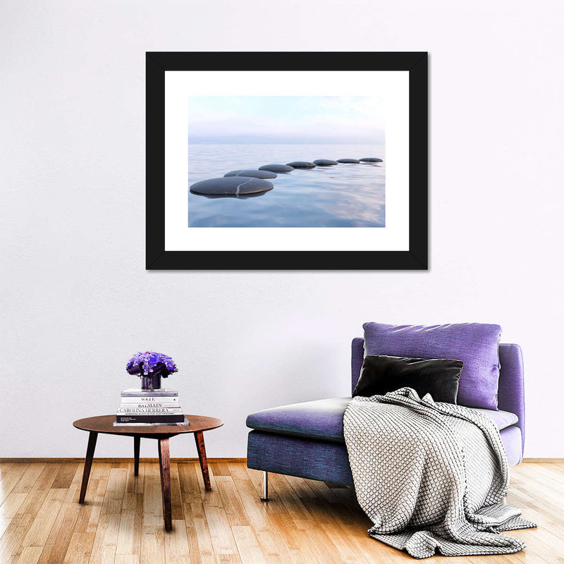 Water Zen Stones Wall Art
