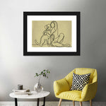 Woman Loving Dog Wall Art