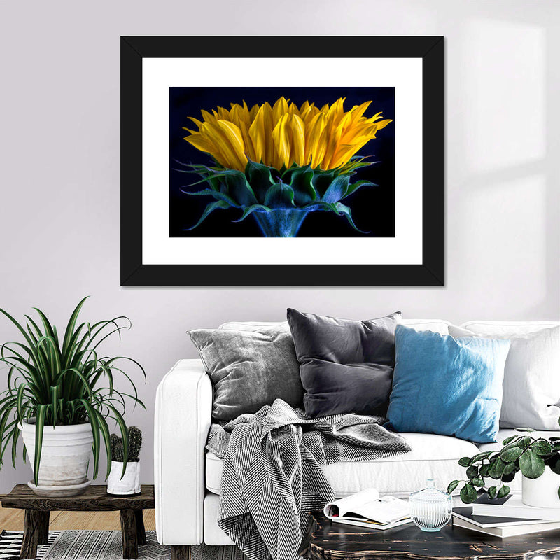 Sunflower Side View Wall Art
