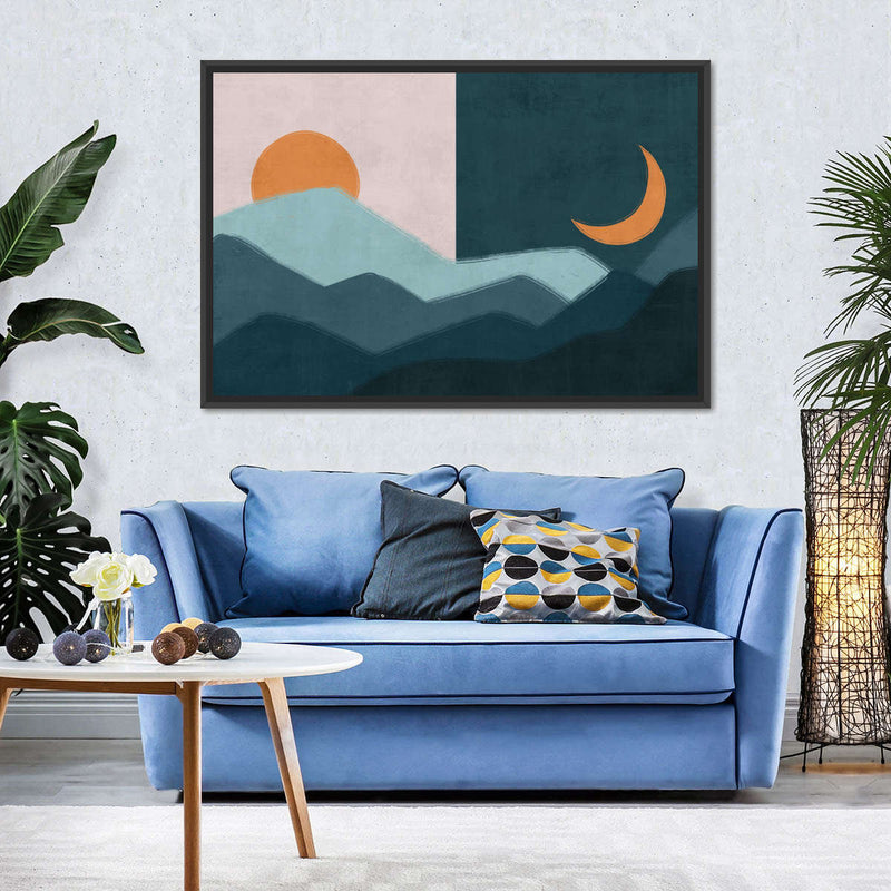 Sun And Moon Outdoor Wall Art
