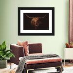 Handsome Highland Cow Wall Art