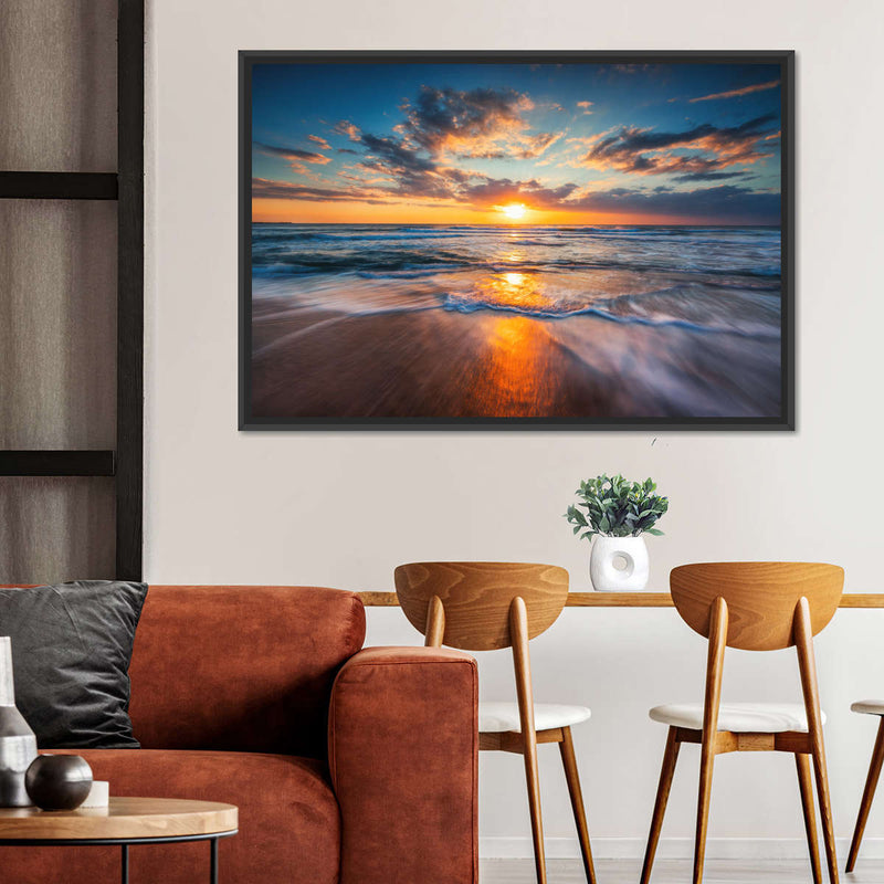 Summer Ocean Sunrise Wall Art