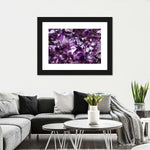 Purple Amethyst Geode Wall Art