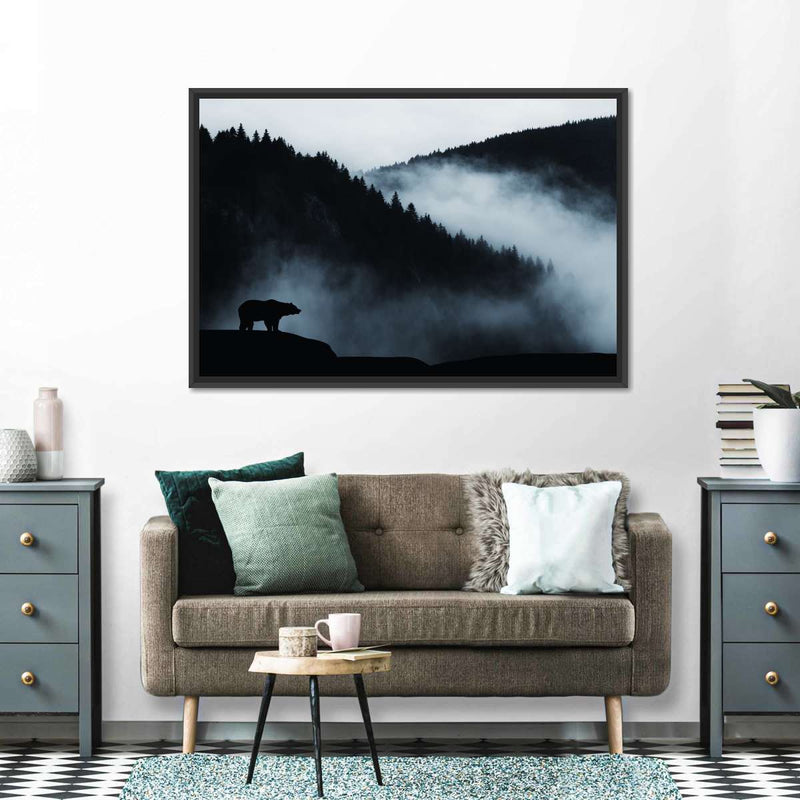 Misty Mountain Bear Wall Art
