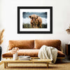 Lakeside Highland Cow Wall Art