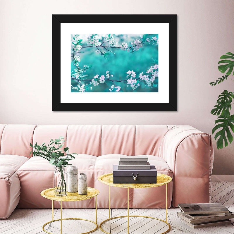 White Cherry Blossoms In Japan Wall Art