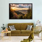 Sunrise In Smoky Mountains Wall Art