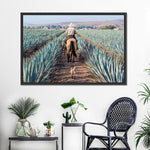 Inspecting Agave Plantation Wall Art