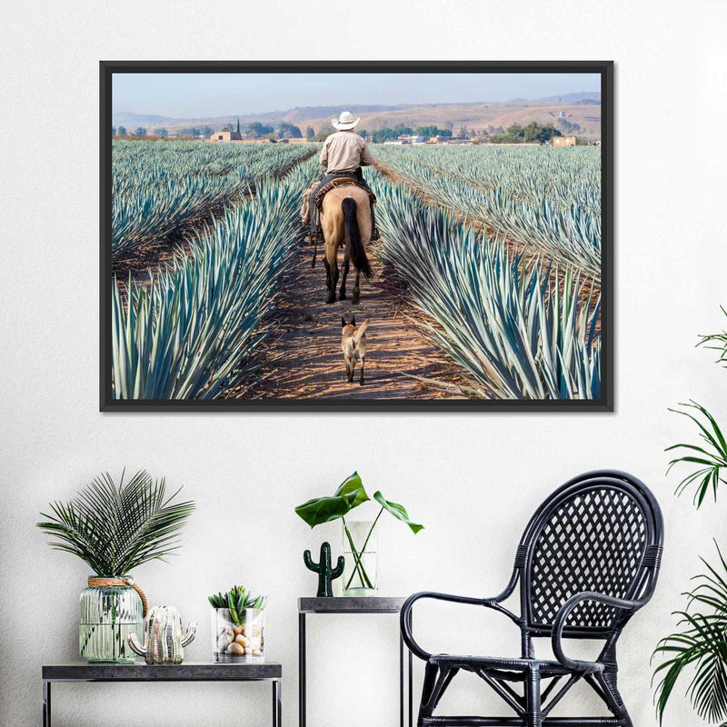 Inspecting Agave Plantation Wall Art