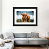 Lakeside Highland Cow Wall Art
