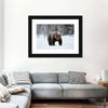 Winter Grizzly Bear Wall Art
