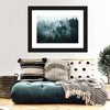 Misty Fir Forest Wall Art
