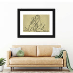 Woman Loving Dog Wall Art
