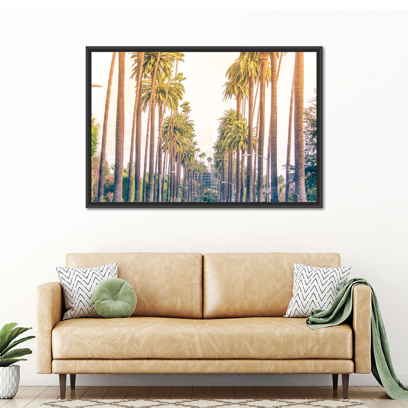 Palm Trees In Los Angeles Wall Art