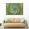 Spiral Succulent Wall Art