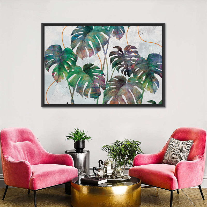 Monstera Leaves Wall Art