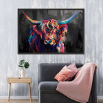 Highland Cow Acrylic Wall Art