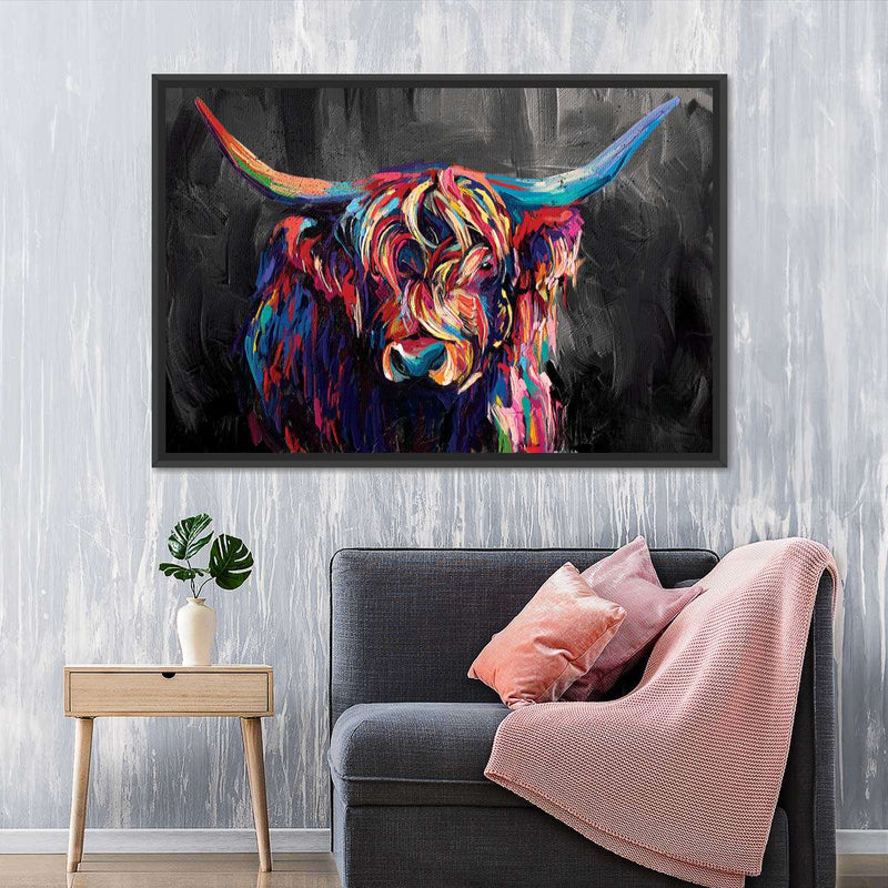 Highland Cow Acrylic Wall Art