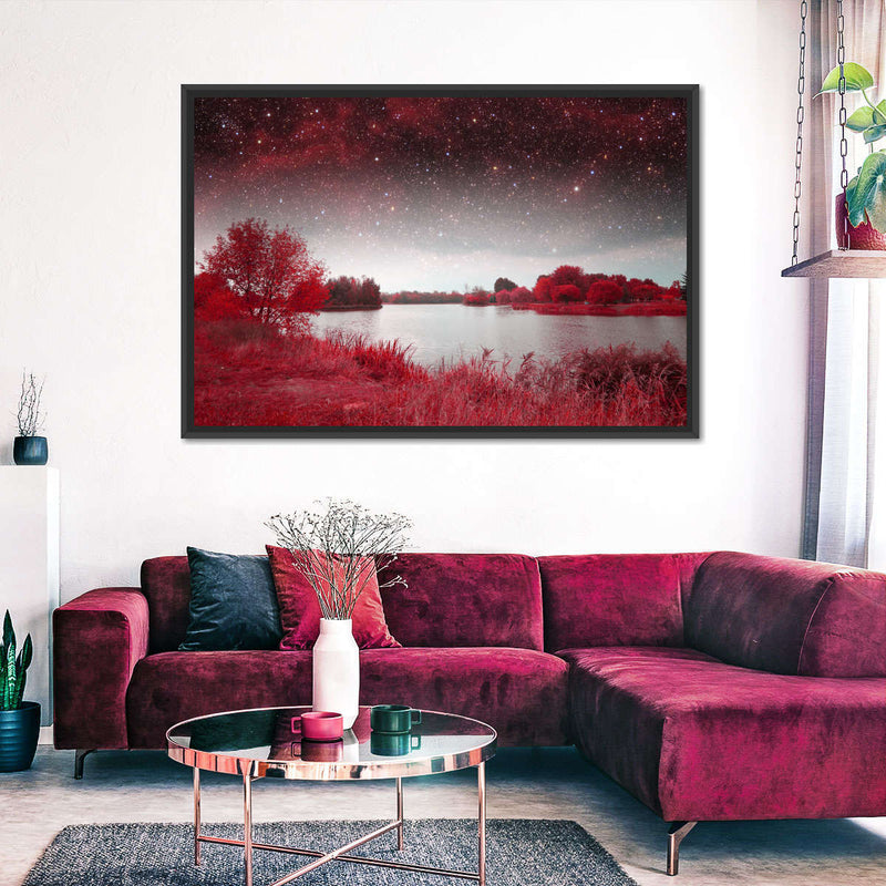 Red Mystical Spring Wall Art