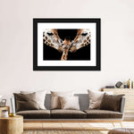 Happy Giraffe Family Wall Art