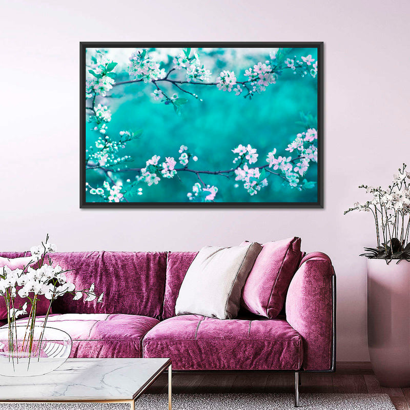 White Cherry Blossoms In Japan Wall Art