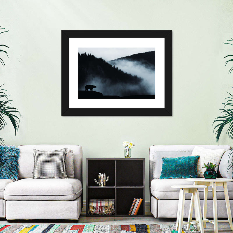 Misty Mountain Bear Wall Art